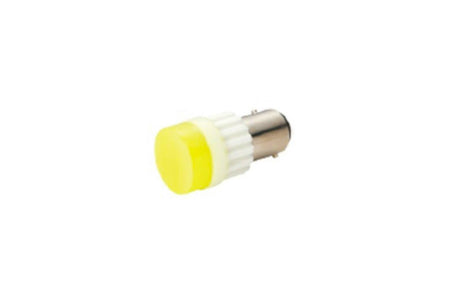 COB LED žiarovka pár 12V Ba15s 1 LED keramická biela