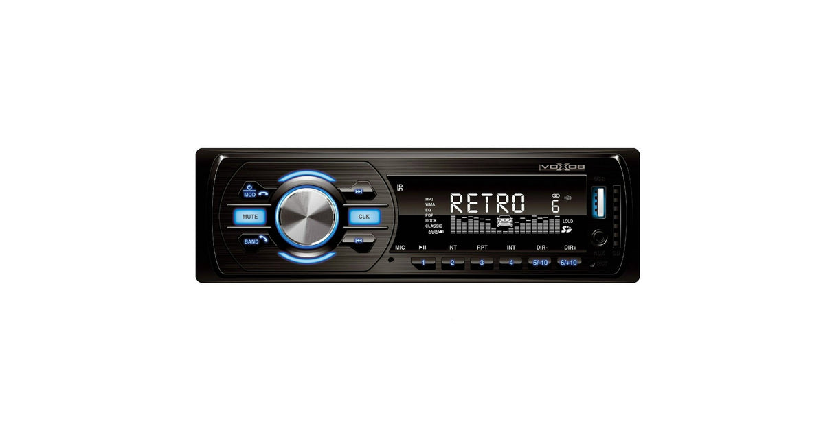 Auto-rádio a MP3/WMA prehrávač (BT, FM RDS, USB, SD, AUX)
