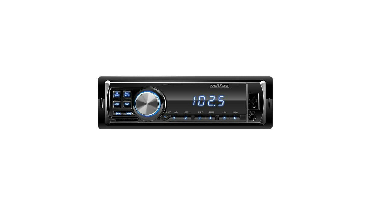 Auto rádio a MP3 prehrávač (BT, MP3, FM, USB, SD, AUX) modré