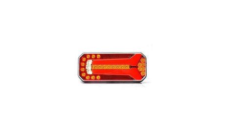 Lampa LED 6-funkčná ľavá-pravá mlhová, spätná s dynamickým indexom a prizmou 12/24V