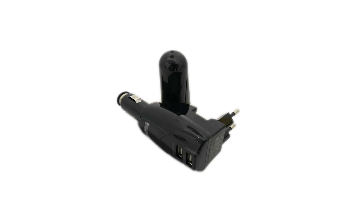 Autonabíjačka s USB cestovnou nabíjačkou USB 2 v 1