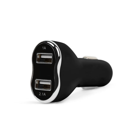 Autonabíjačka s dvojitým USB konektorom pre zapalovač, čierna
