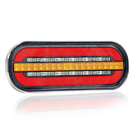 Lampa LED 3-funkčná univerzálna s dynamickým indexom bez prizmy 12/24V