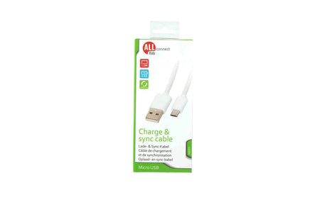 USB nabíjací kábel USB-A Micro USB B - 1,2m 2,1A