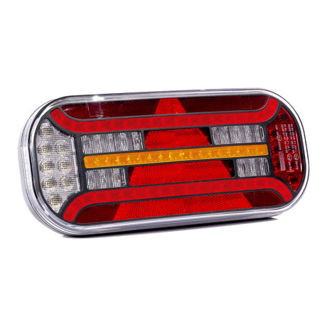Svetlo LED s 6 funkčnými dynamickými indexmi s prizmatickým tvarom trojuholníkového tvaru 12-36V