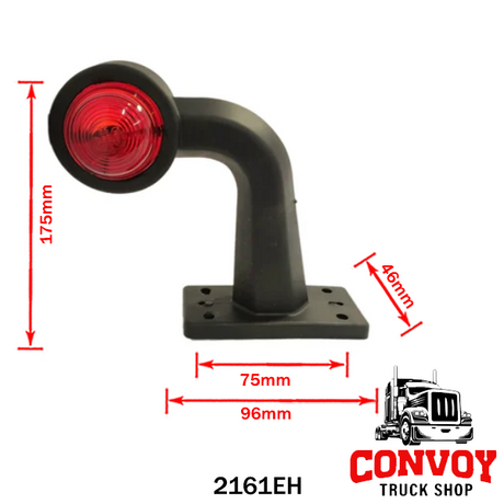 Obrysové svetlo gumová šírková lampa s ohybným ramenom, veľká, žiarovková