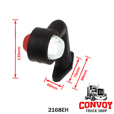 Obrysové svetlo gumová šírková lampa s ohybným ramenom, žiarovkové
