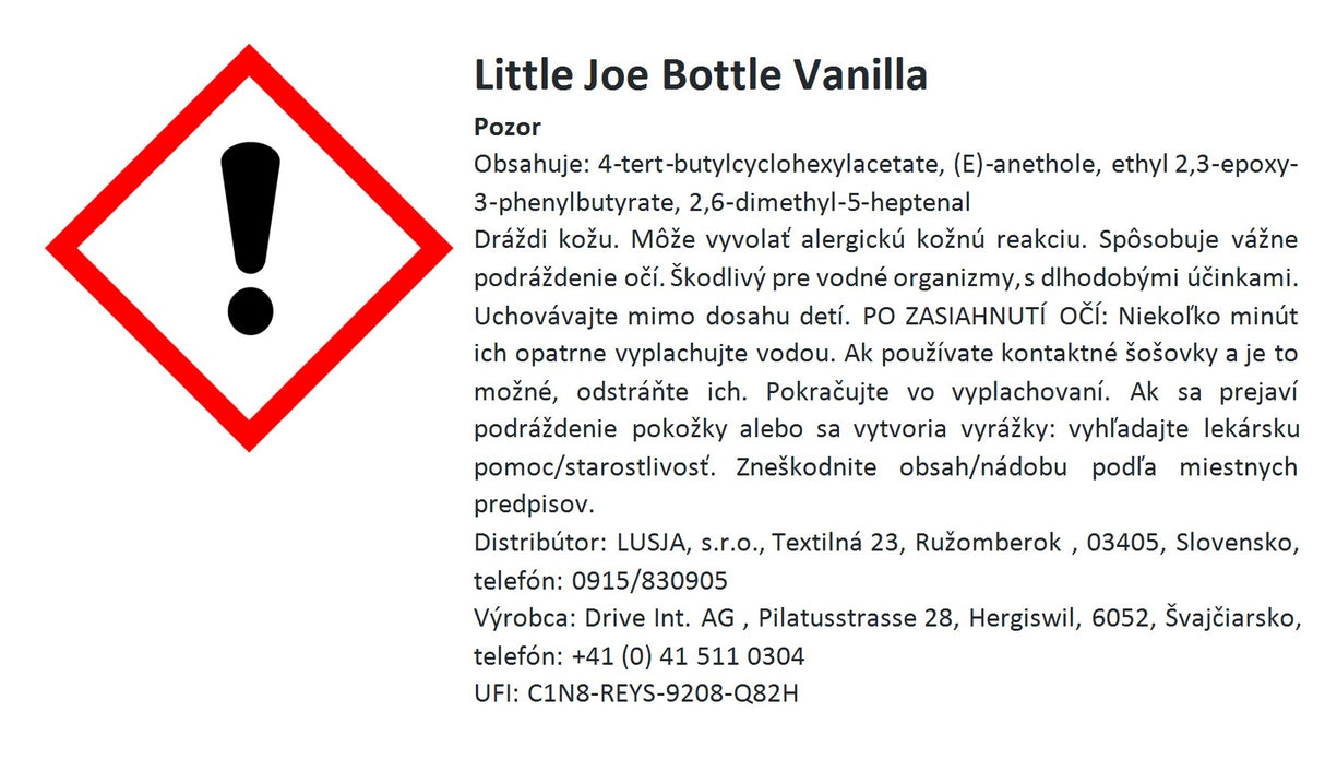Vôňa do auta panáčik Little Joe Bottle