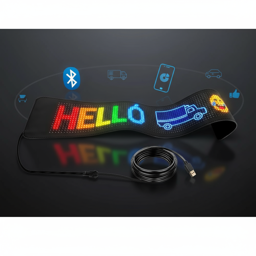 LED panel programovateľný s Devil Eyes animáciou