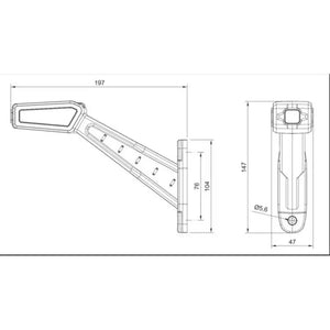 LED obrysové svetlo FT146PLED