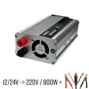 Menič napätia z 12-24V na 220V 800W