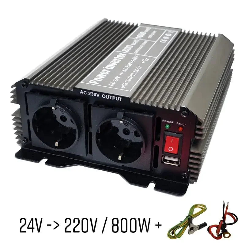 Menič napätia z 24V na 220V 800W