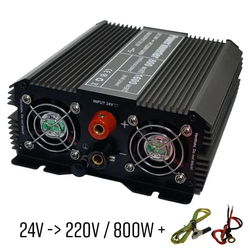 Menič napätia z 24V na 220V 800W