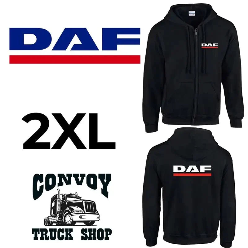 Mikina s kapucňou DAF - XXL