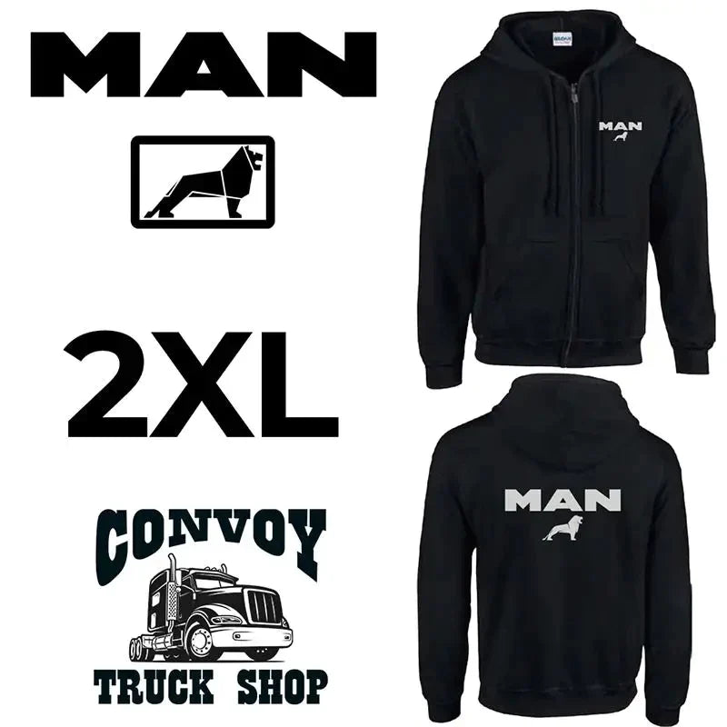 Mikina s kapucňou MAN - XXL