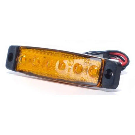 Pozičné svetlo LED malé oranžové 24V