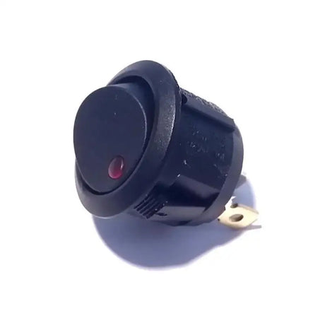 Prepínač kolísavý okrúhly s červeným LED 24V
