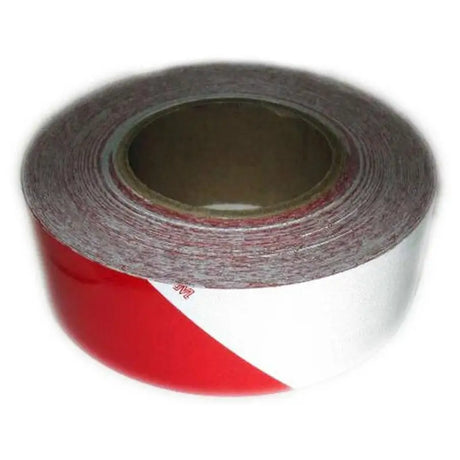 Reflexná páska 5 cm červeno biela pravá
