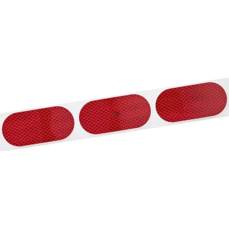 Reflexná páska 5 cm oválna červená