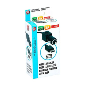 USB nabíjačka do auta čierna